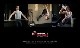 Sport Connect People Site Template