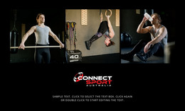 Sport Connect People Page Html Template