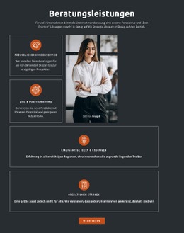 HTML5-Vorlage Beratungslösungen Für Jedes Gerät
