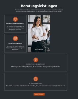 Beratungslösungen - Premium-Website-Vorlage Für Unternehmen