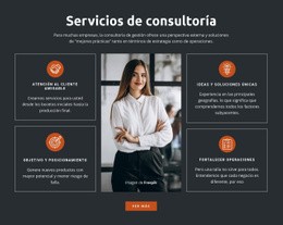 Soluciones De Consultoría - Maqueta De Sitio Web Personalizada