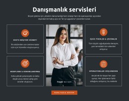 Danışmanlık Çözümleri - Profesyonel Tek Sayfalık Şablon