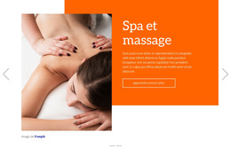 Massage Thérapeutique - Modèle De Page HTML