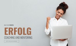 Site-Vorlage Für Erfolgscoaching