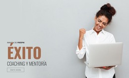 Plantilla De Sitio Para Coaching De Éxito