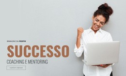 Coaching Di Successo - Modello Professionale Di Una Pagina