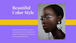 Beautiful Color Style - Functionality Html Code