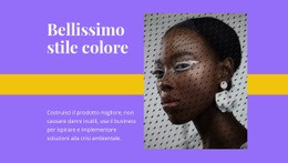 Bellissimo Stile Di Colore - Generatore Di Siti Web Scaricabile Gratuitamente