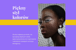 Piękny Styl Kolorystyczny - Niesamowity Motyw WordPress