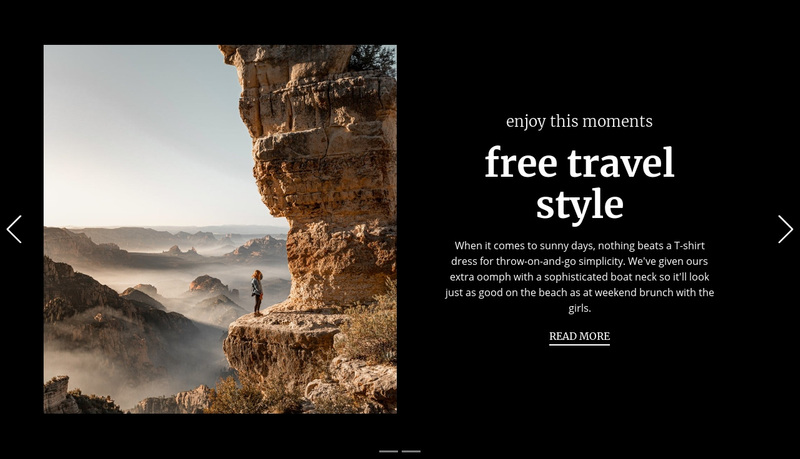 One step for freedom Squarespace Template Alternative