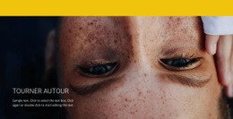 Beau Visage - Modèle Personnalisé D'Une Page