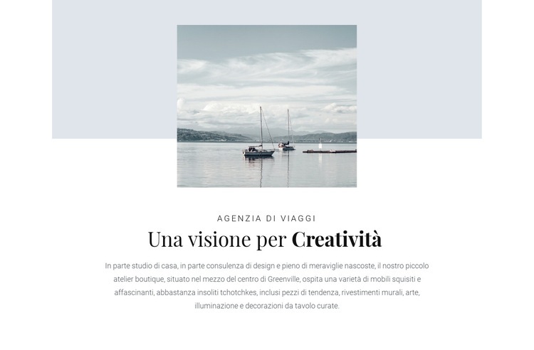 Avventure sull'oceano Modello HTML5