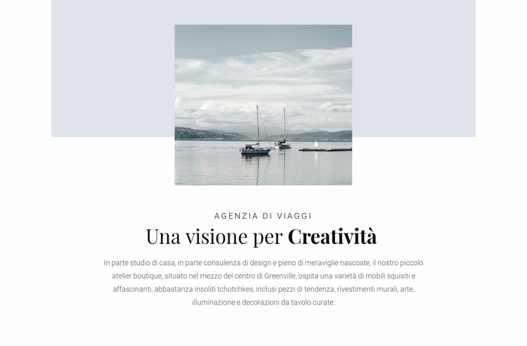 Avventure sull'oceano Modello Joomla