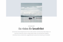 Webbplatsdesign För Äventyr På Havet