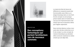 Architecture De Concept Fantastique - Page De Destination