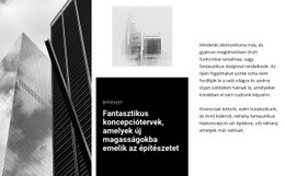 Fantasztikus Koncepció Architektúra - Ingyenes Webhelysablon