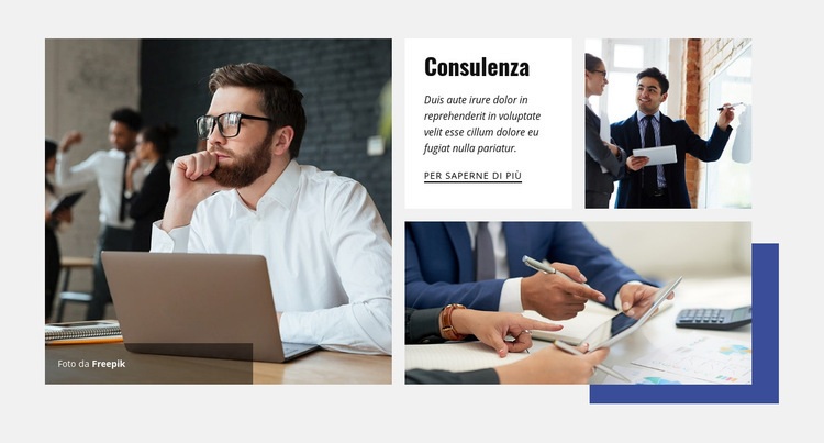 Ottimizza l'efficienza operativa Mockup del sito web