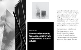 Arquitetura Do Conceito Fantástico - Modelo De Uma Página
