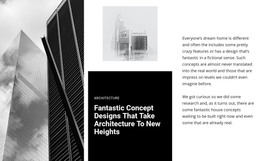 Fantastische Conceptarchitectuur - Responsief WordPress-Thema