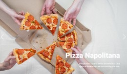 Coluna Do Modelo De Grade CSS Para Pizza Tradicional