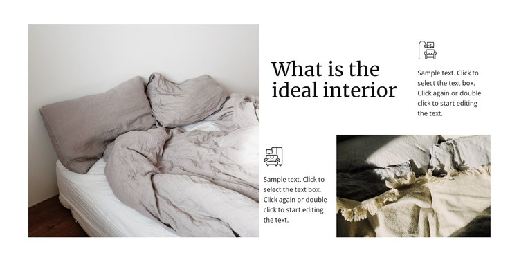 Home textiles CSS Template