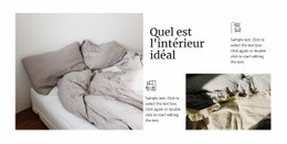 Modèle HTML5 Polyvalent Pour Textiles De Maison