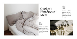 Textiles De Maison - Thème WordPress Exclusif