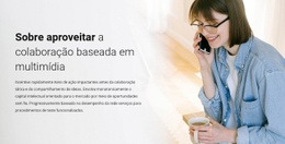 Nossa Empresa No Mercado - Maquete De Site Responsivo