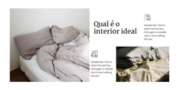 Têxteis Do Lar - Modelo De Página Da Web