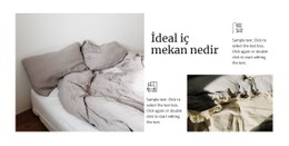 Ev Tekstilleri CSS Şablonu
