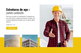 Design De Site Estruturas De Aço E Painéis Sanduíche Para Qualquer Dispositivo