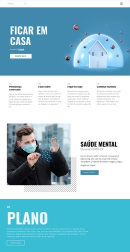 Modelo CSS Para Remédio Para Ficar Em Casa