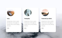 HTML5 Responzivní Pro Bucket List Cestování