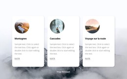 HTML5 Réactif Pour Voyage Liste De Seaux