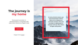 The Journey Is Never Ending - HTML Website Template