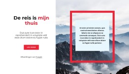 De Reis Eindigt Nooit HTML5-Sjabloon