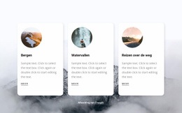 Bucketlist Reizen - Creatief, Multifunctioneel Websitemodel