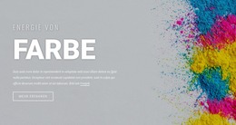 Energie Der Farbe - Responsive Joomla-Vorlage