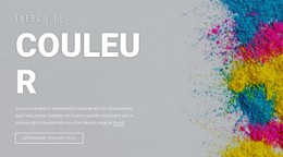Énergie De Couleur Modèle Gratuit