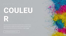 Énergie De Couleur – Modèle De Site Web HTML