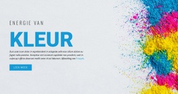 Website-Inspiratie Voor Energie Van Kleur