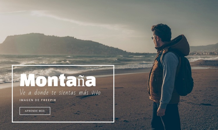 Las montañas están llamando y debo irme Creador de sitios web HTML