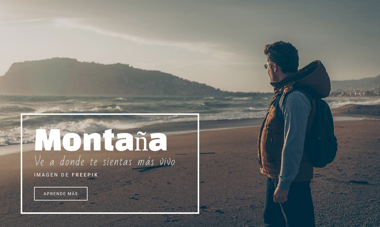 Las montañas están llamando y debo irme Tema de WordPress