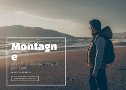 La Meilleure Conception De Site Web Pour Les Montagnes Appellent Et Je Dois Partir