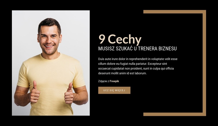 9 cech, których musisz szukać u coacha biznesowego Projekt strony internetowej