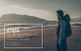 Многоцелевой Одностраничный Шаблон Для Горы Зовут, И Я Должен Идти