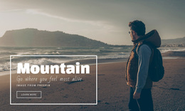 Exclusive Web Page Design For The Mountains Are Calling And I Must Go