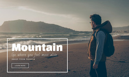 The Best Website Design For The Mountains Are Calling And I Must Go
