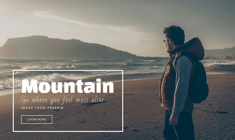 The mountains are calling and I must go WordPress Theme