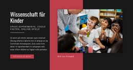Wissenschaft Für Kinder - HTML5-Responsive Vorlage